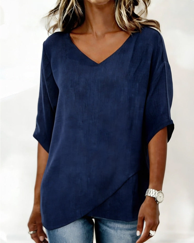 Donna | Top Irregular with V-Neck