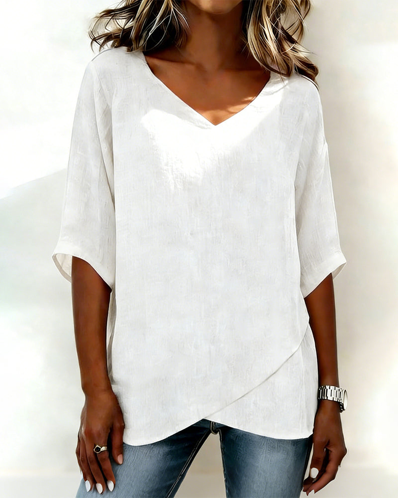 Donna | Top Irregular with V-Neck