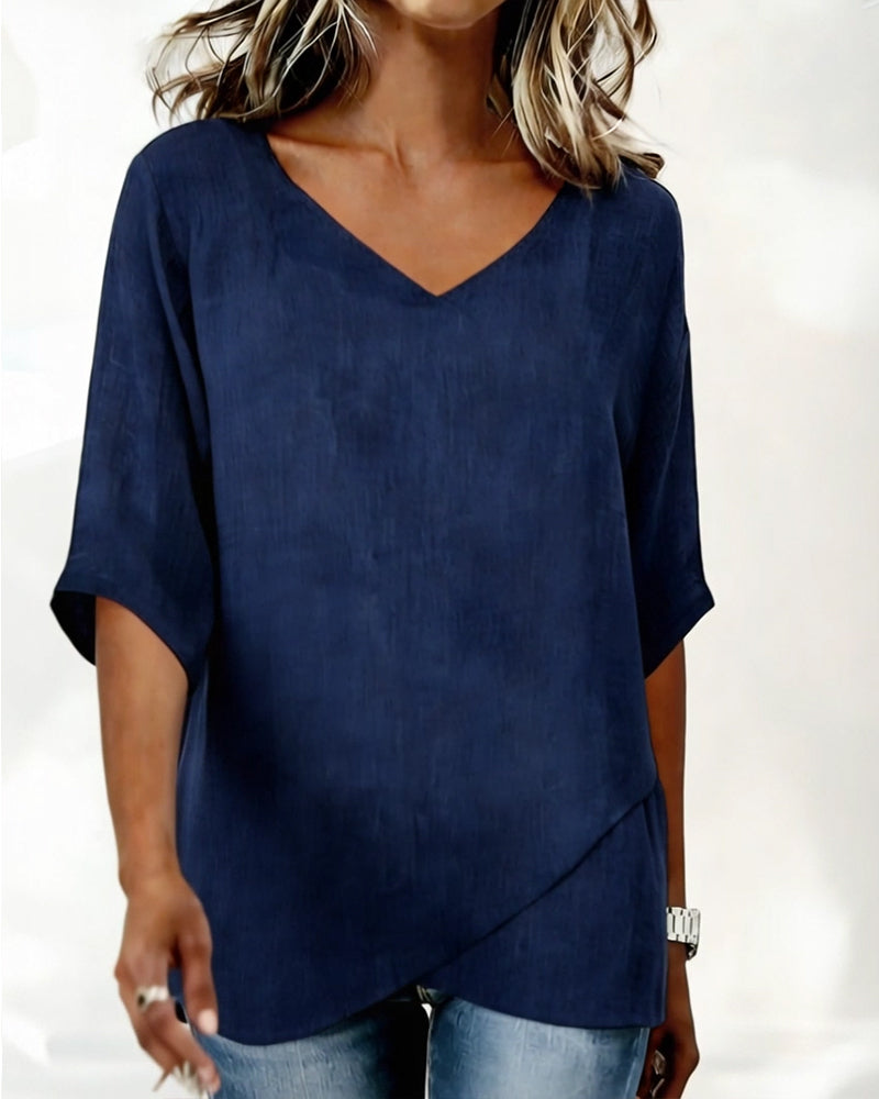 Donna | Top Irregular with V-Neck