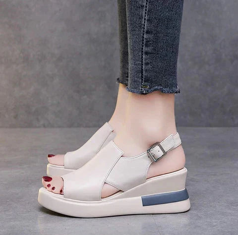 Deloria™ | Orthopedic Wedge Slingback Sandals