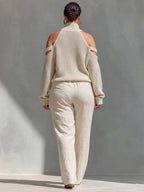 Fashion Knit and Linen Set