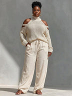 Fashion Knit and Linen Set