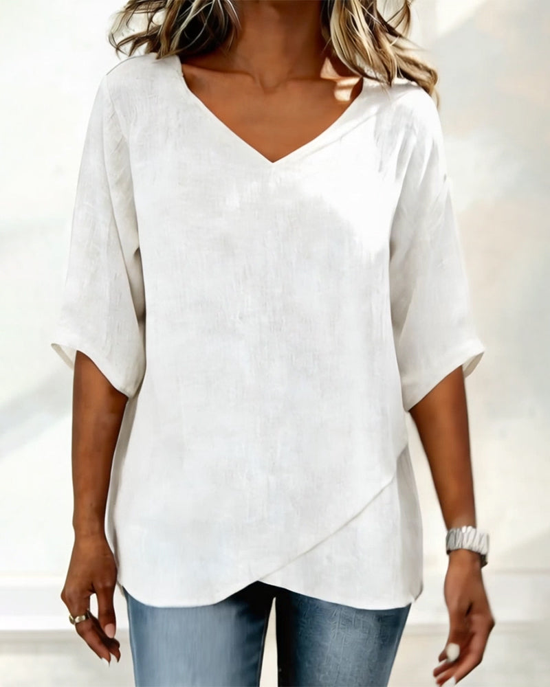 Donna | Top Irregular with V-Neck