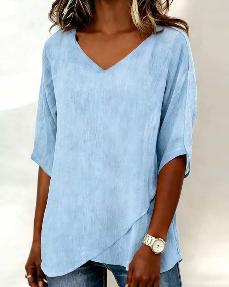 Donna | Top Irregular with V-Neck