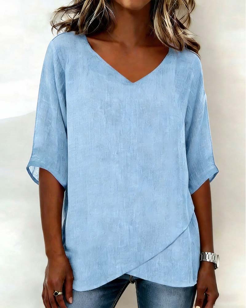 Donna | Top Irregular with V-Neck